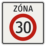 268: Zóna najvyššej dovolenej rýchlosti