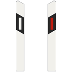710: Smerový stĺpik (ľavý a pravý)